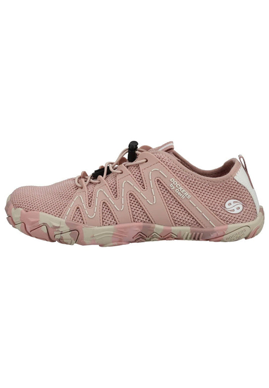 Dockers Wanderschuhe Textil Rosa/Weiß