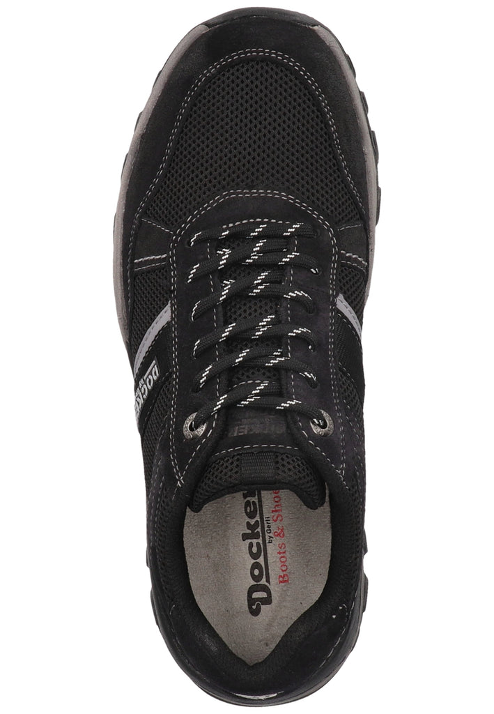 Dockers Wanderschuhe Veloursleder/Textil Schwarz