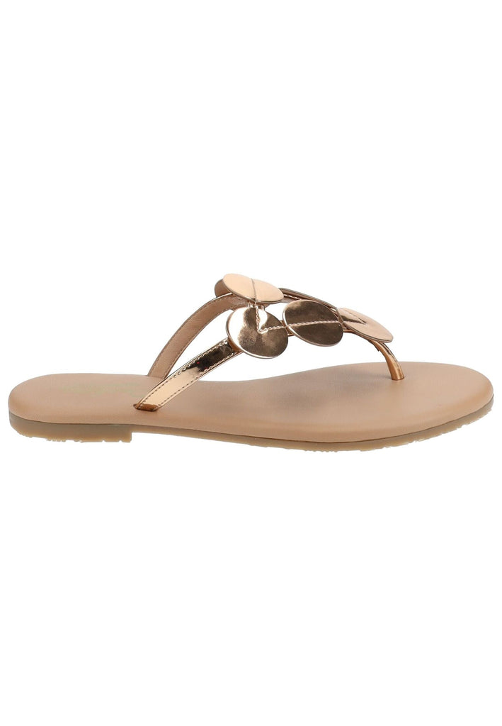 Dockers Zehensteg Nappaleder Braun/Gold