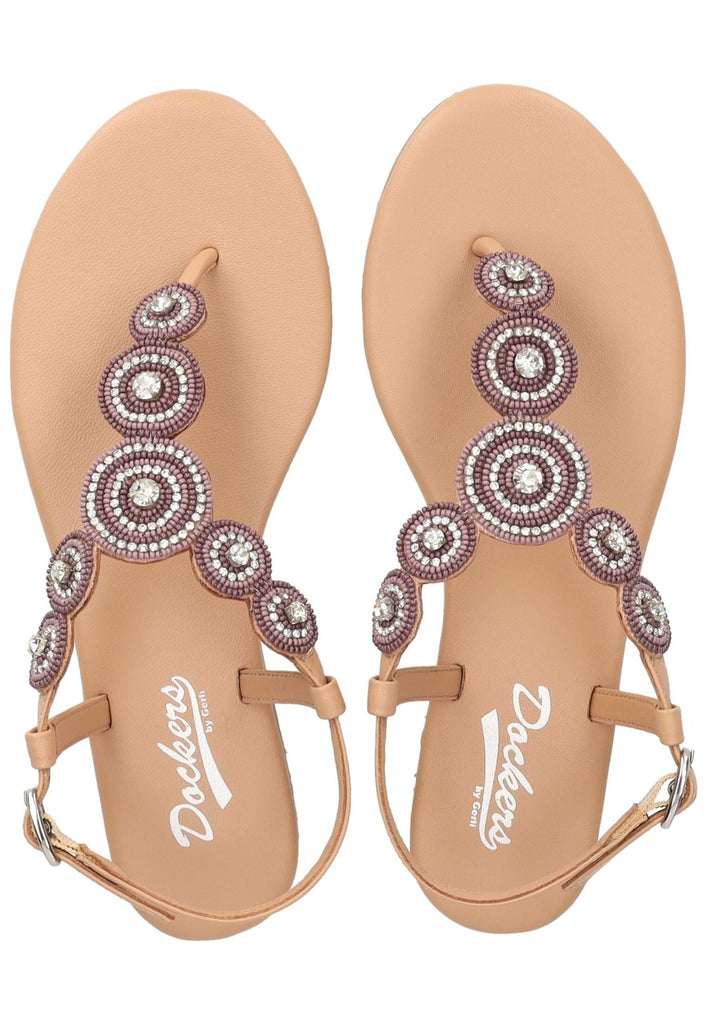 Dockers Zehensteg Nappaleder Braun/Lila