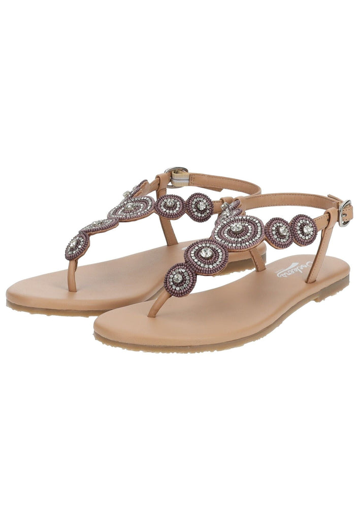 Dockers Zehensteg Nappaleder Braun/Lila