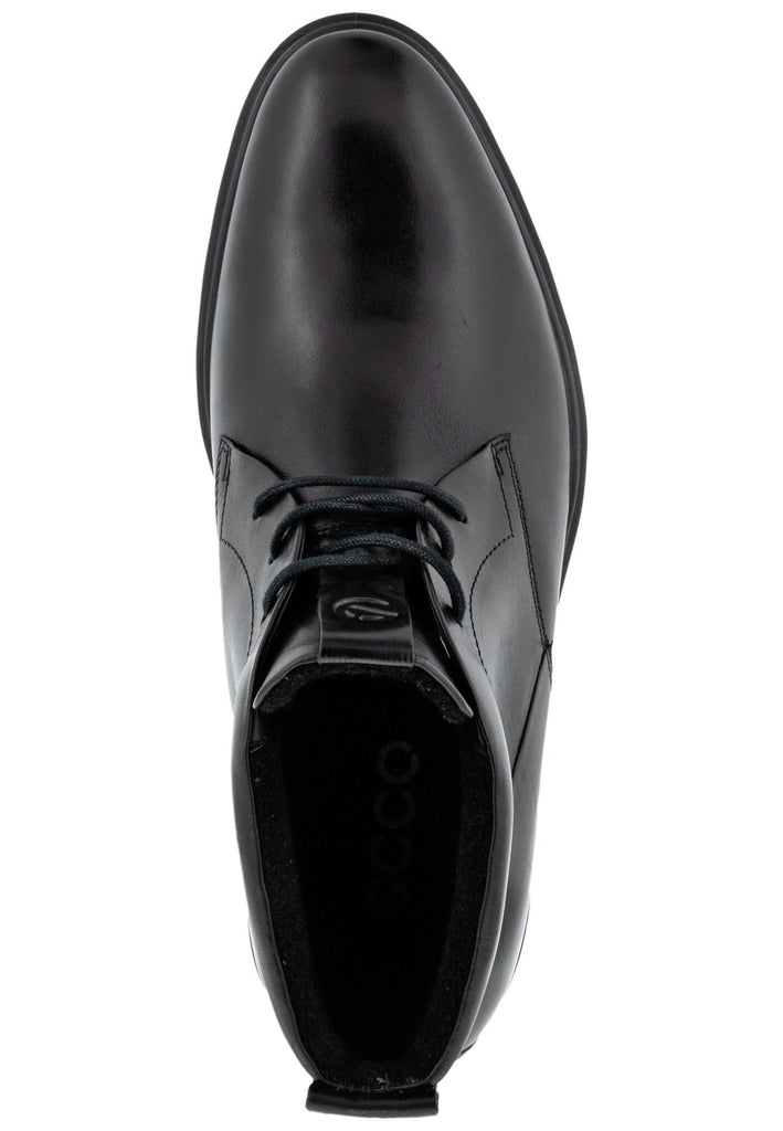 ecco Halbschuhe Glattleder Schwarz