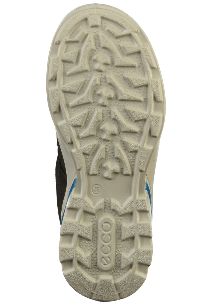 ecco Halbschuhe Leder/Textil Schwarz