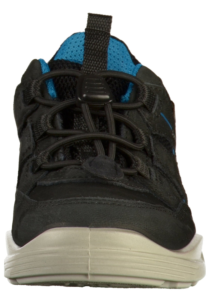 ecco Halbschuhe Leder/Textil Schwarz