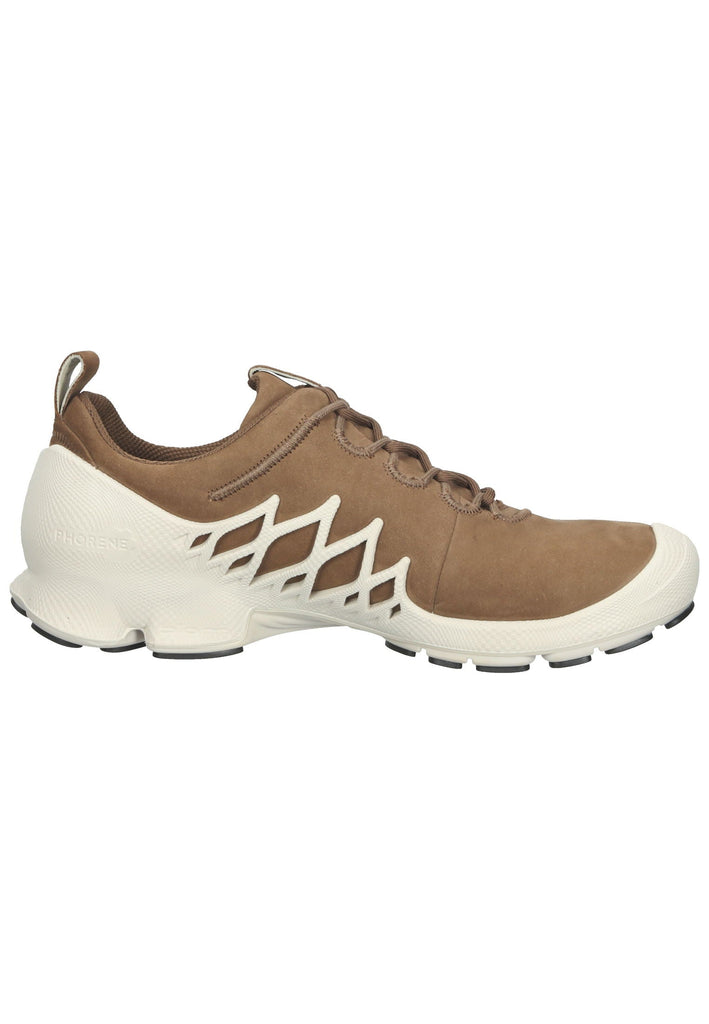 ecco Halbschuhe Nubukleder Braun/Weiß