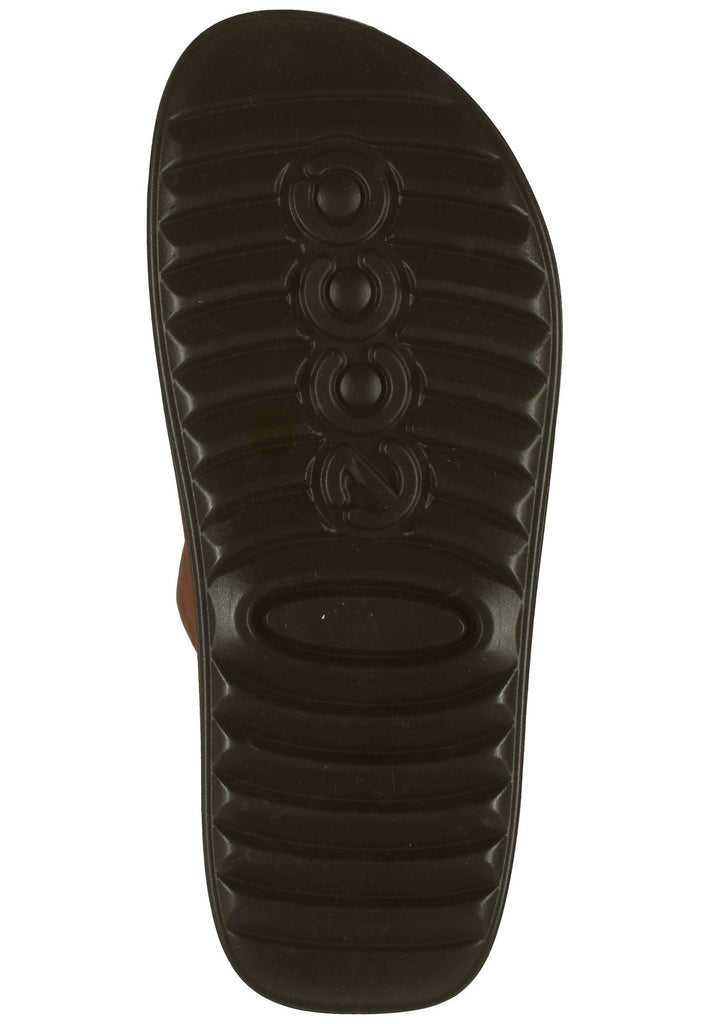 ecco Pantoletten Nubukleder Braun