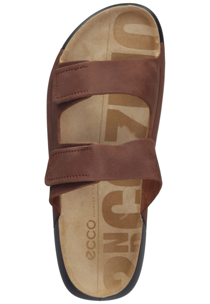 ecco Pantoletten Nubukleder Braun