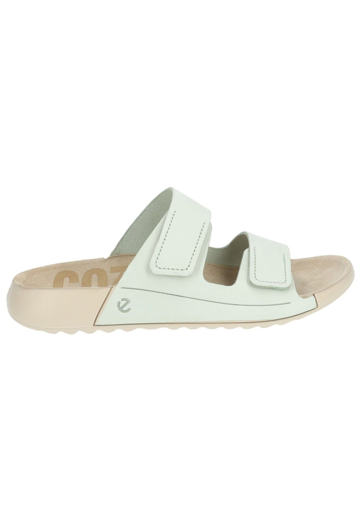 ecco Pantoletten Nubukleder Hellgrün
