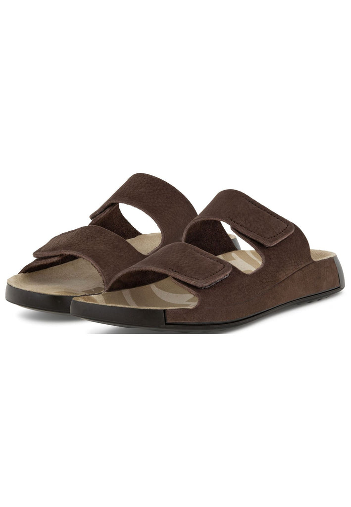 ecco Pantoletten Nubukleder Mocha