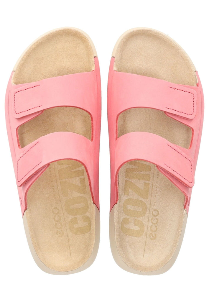 ecco Pantoletten Nubukleder Pink