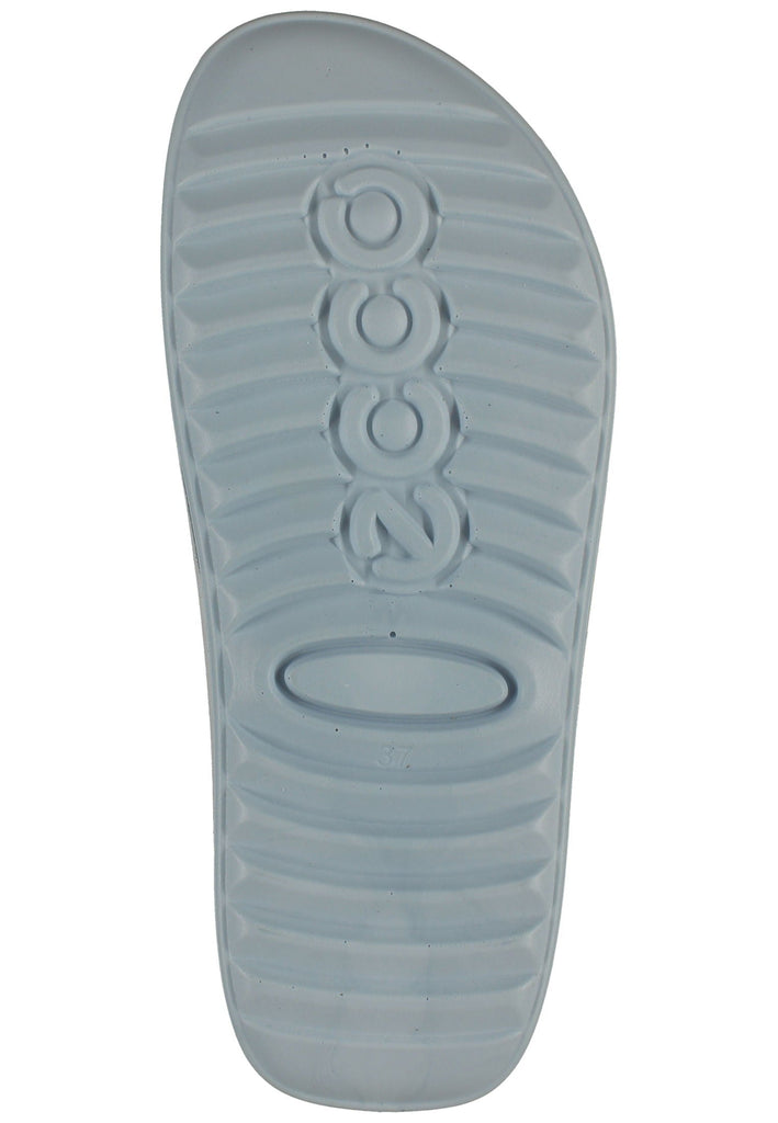 ecco Pantoletten Nubukleder Weiß