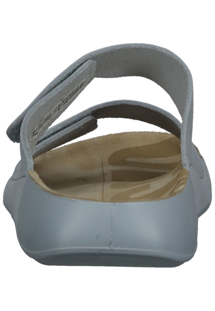 ecco Pantoletten Nubukleder Weiß