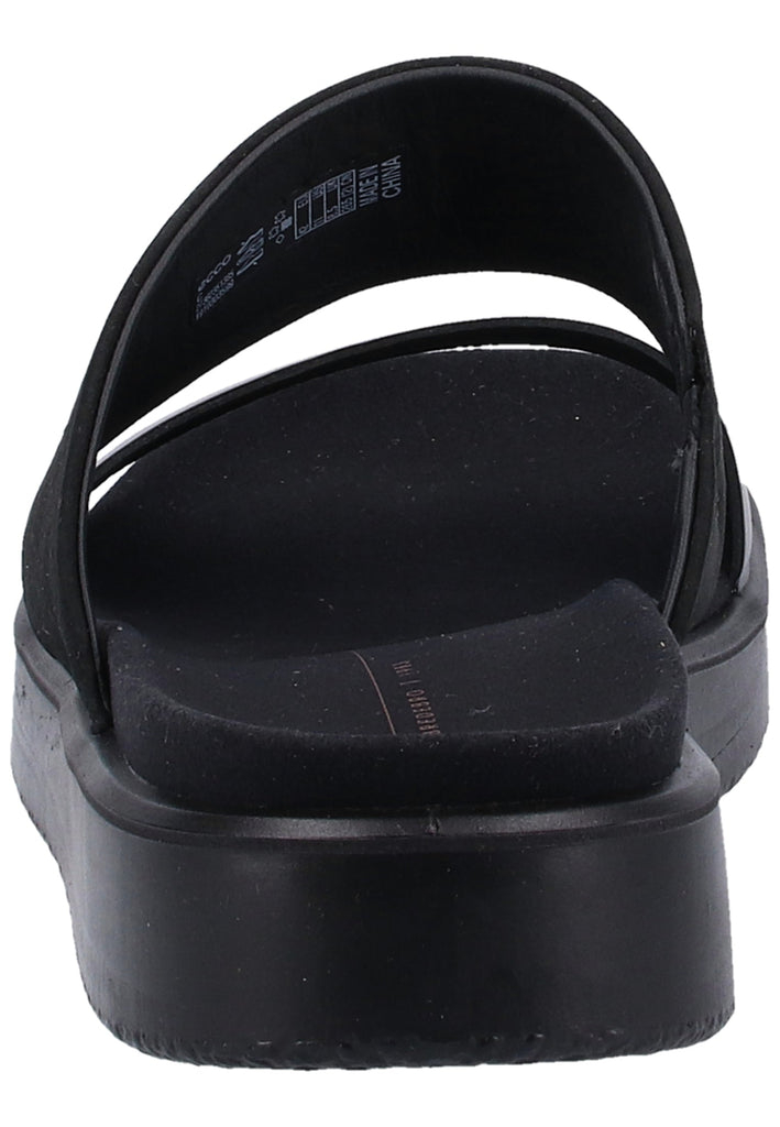 ecco Pantoletten Veloursleder Schwarz