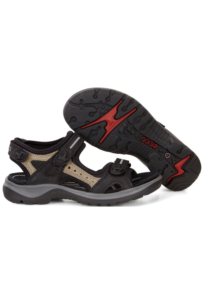 ecco Sandalen Leder Schwarz