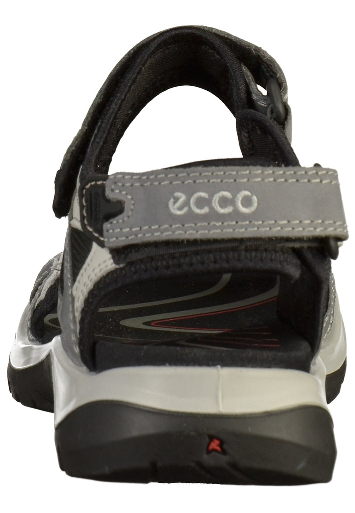 ecco Sandalen Leder/Textil Grau