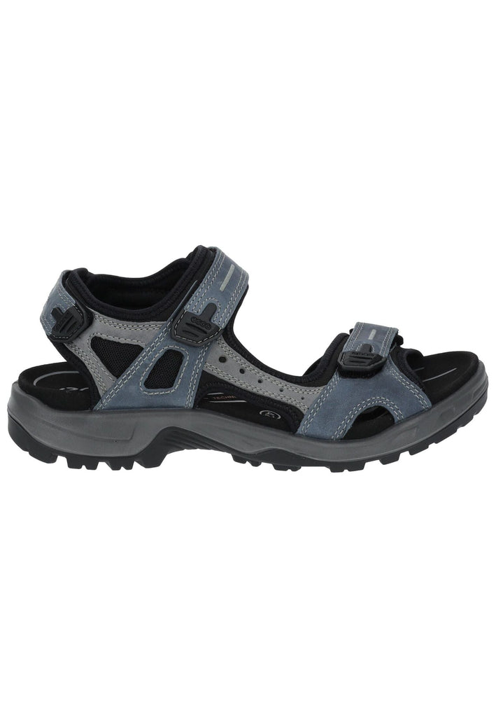 ecco Sandalen Leder/Textil Marine