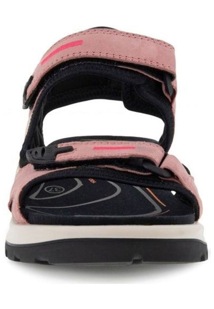 ecco Sandalen Leder/Textil Rosa