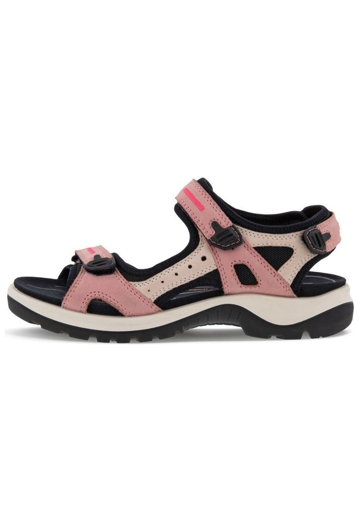ecco Sandalen Leder/Textil Rosa