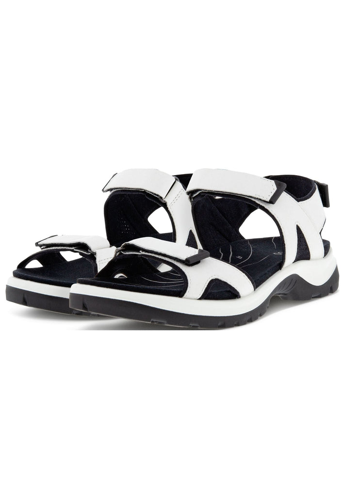 ecco Sandalen Leder Weiß