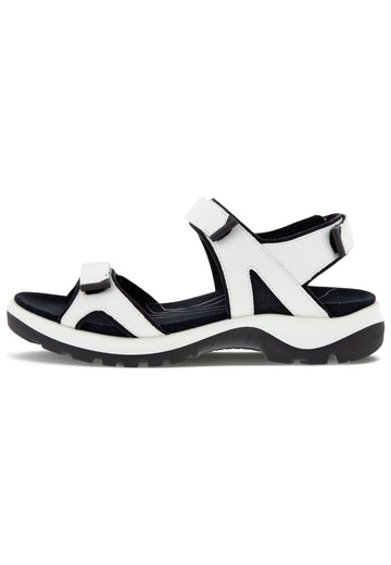 ecco Sandalen Leder Weiß