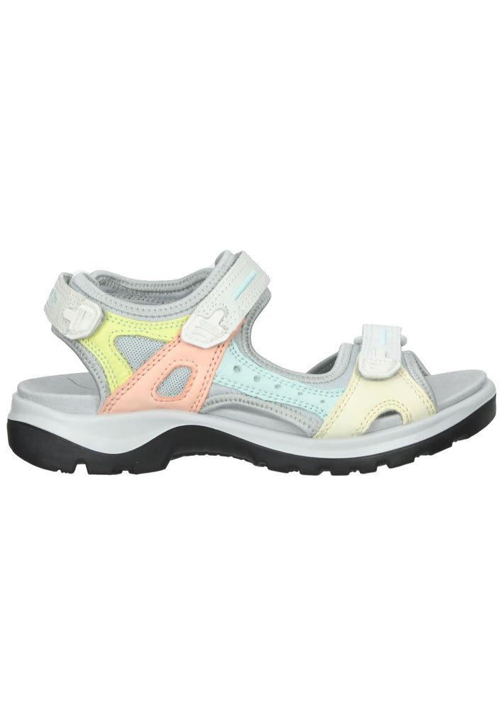 ecco Sandalen Nubukleder Grau/Multi