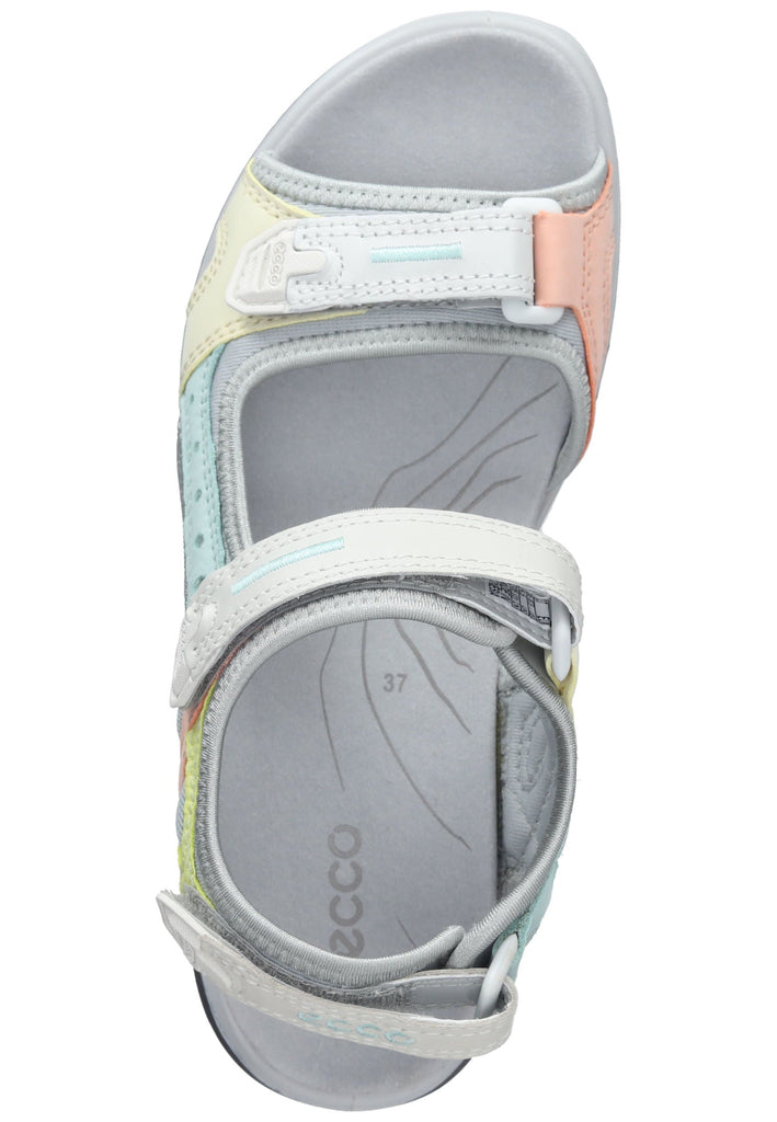 ecco Sandalen Nubukleder Grau/Multi