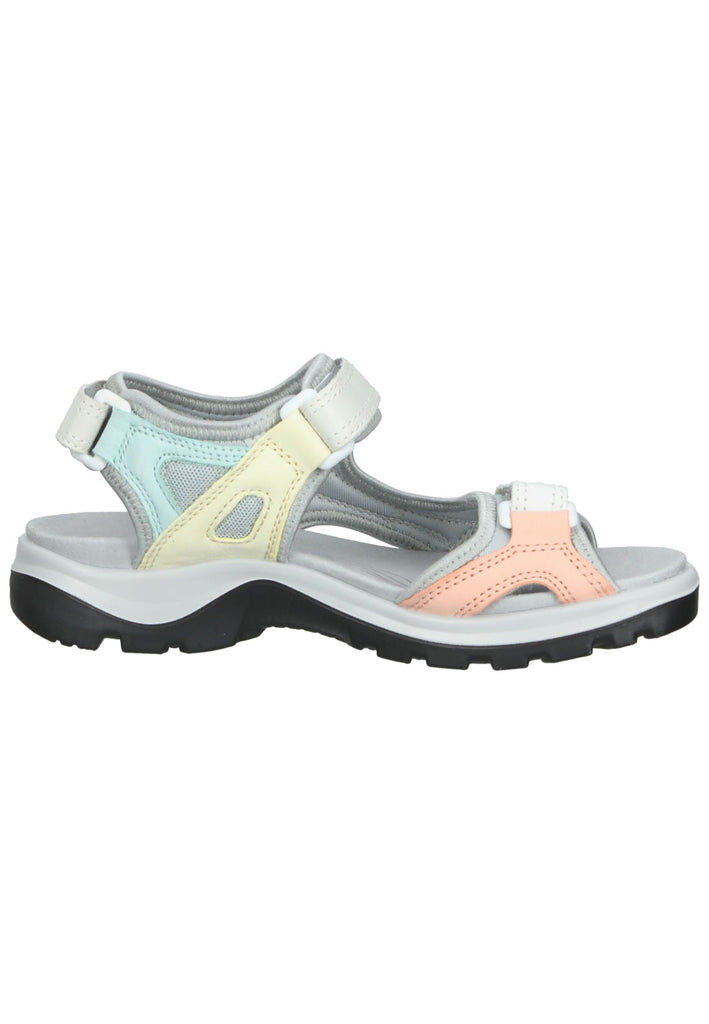 ecco Sandalen Nubukleder Grau/Multi