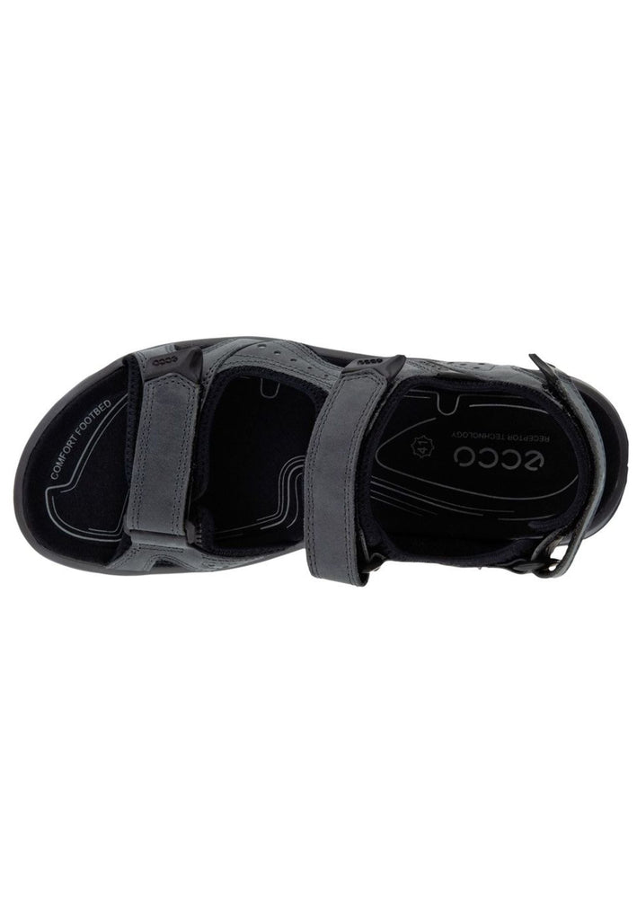 ecco Sandalen Nubukleder Schwarz