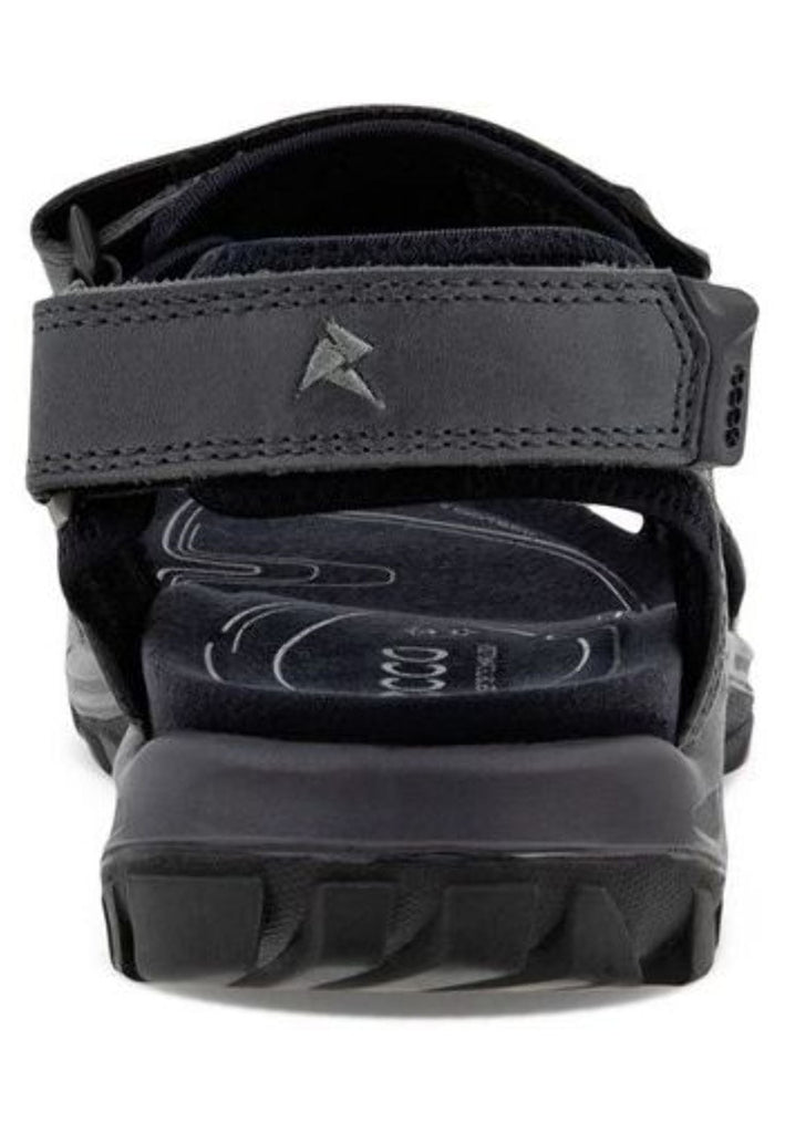 ecco Sandalen Nubukleder Schwarz