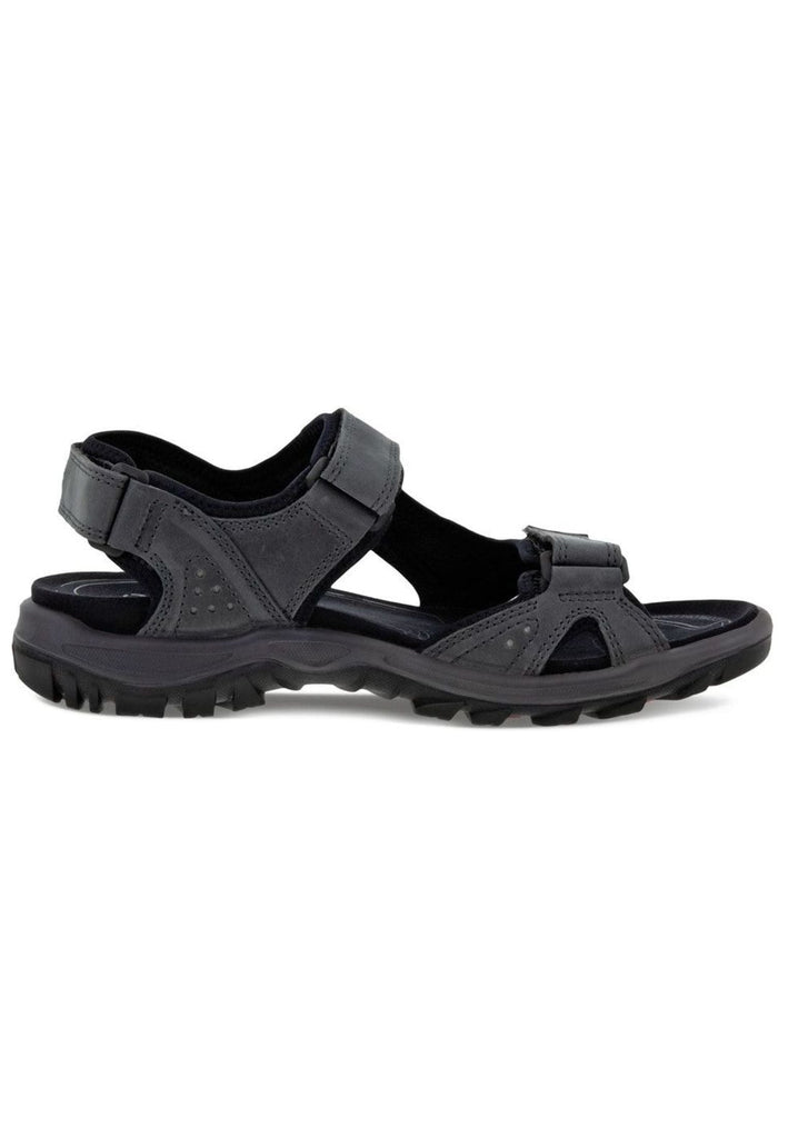 ecco Sandalen Nubukleder Schwarz