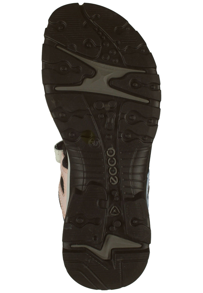 ecco Sandalen Nubukleder Schwarz Multi