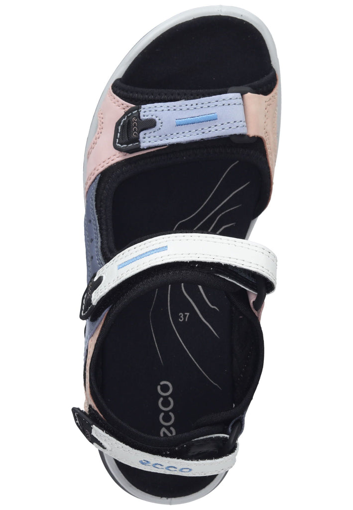 ecco Sandalen Nubukleder Schwarz Multi