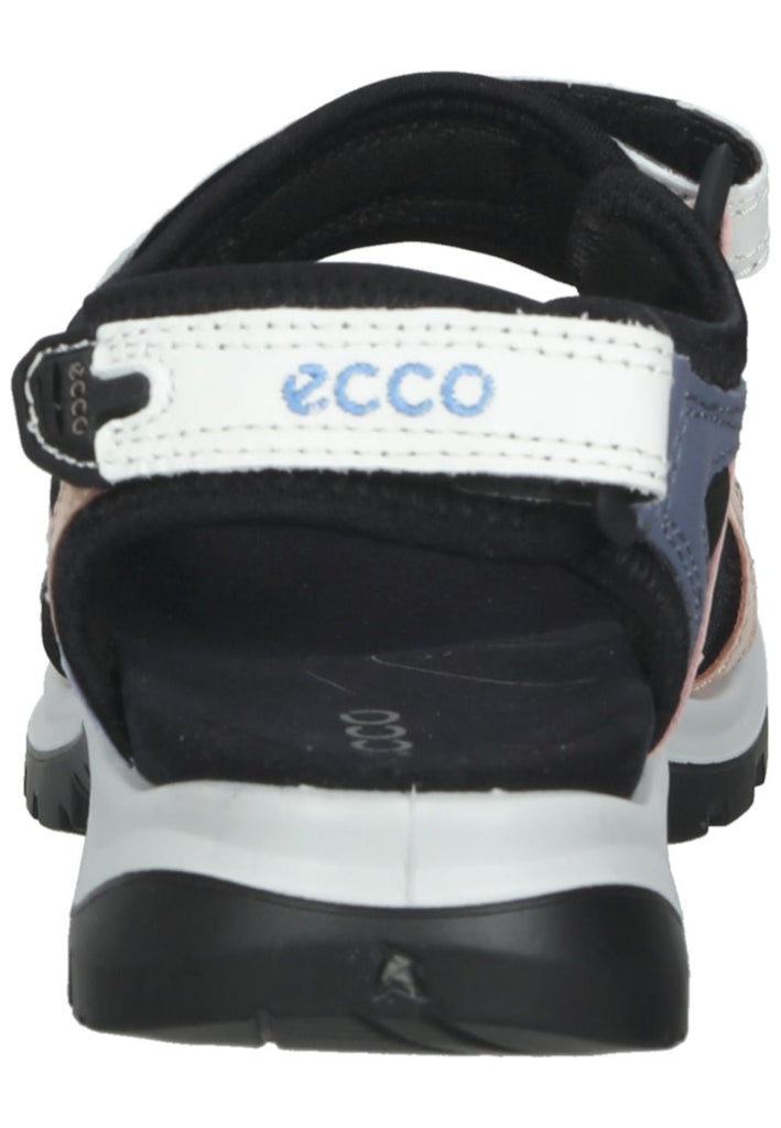 ecco Sandalen Nubukleder Schwarz Multi