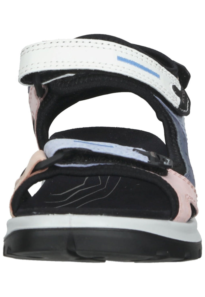 ecco Sandalen Nubukleder Schwarz Multi