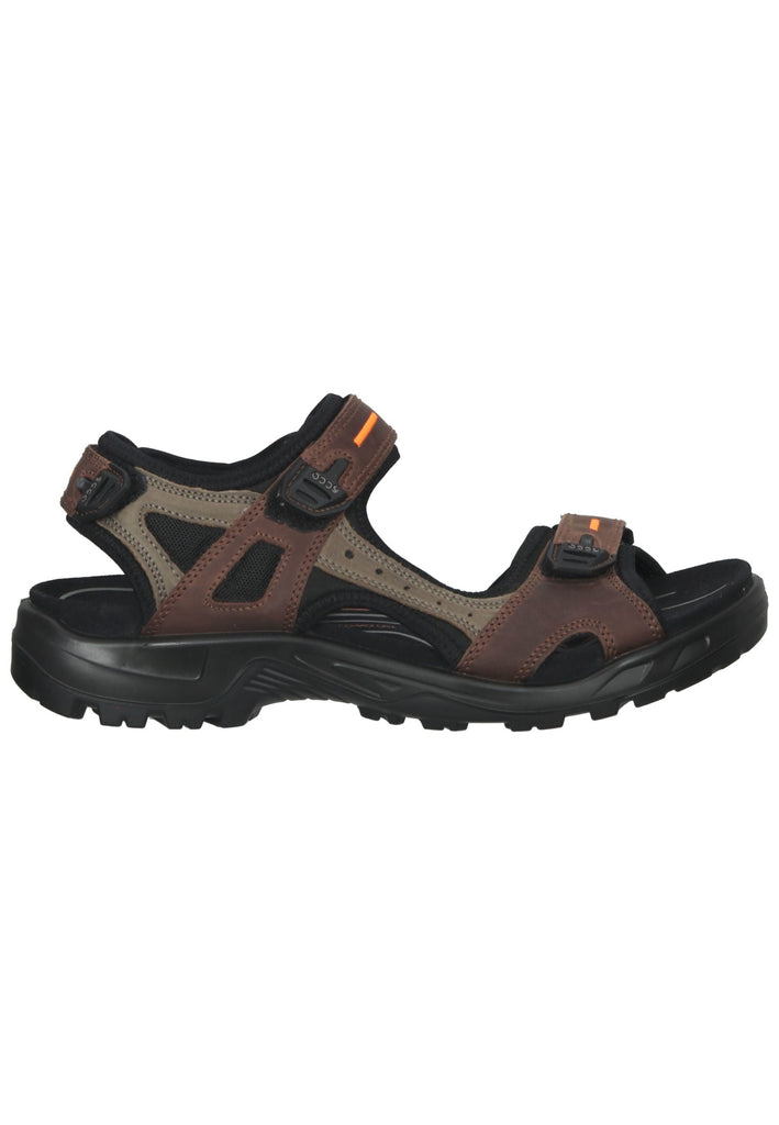 ecco Sandalen Nubukleder/Textil Braun