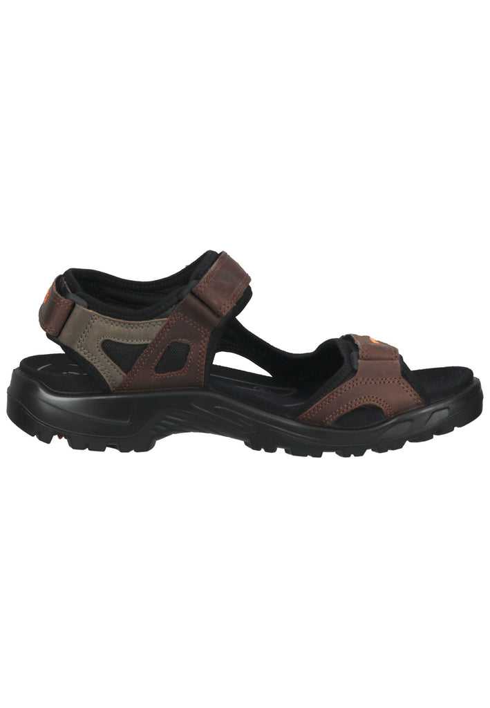 ecco Sandalen Nubukleder/Textil Braun