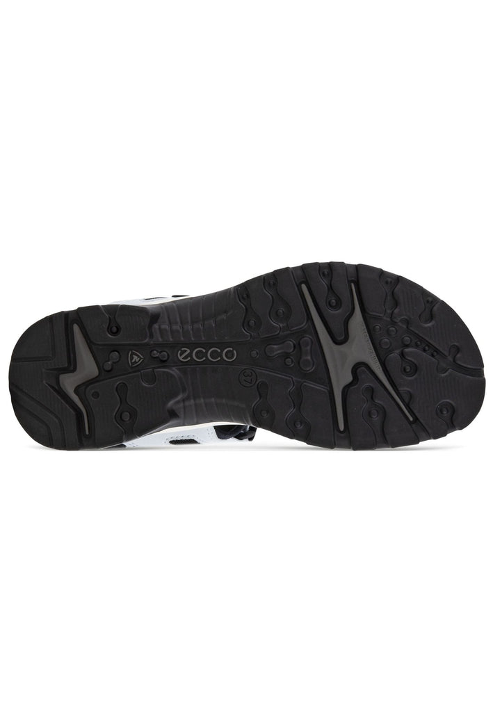 ecco Sandalen Nubukleder Weiß/Blau
