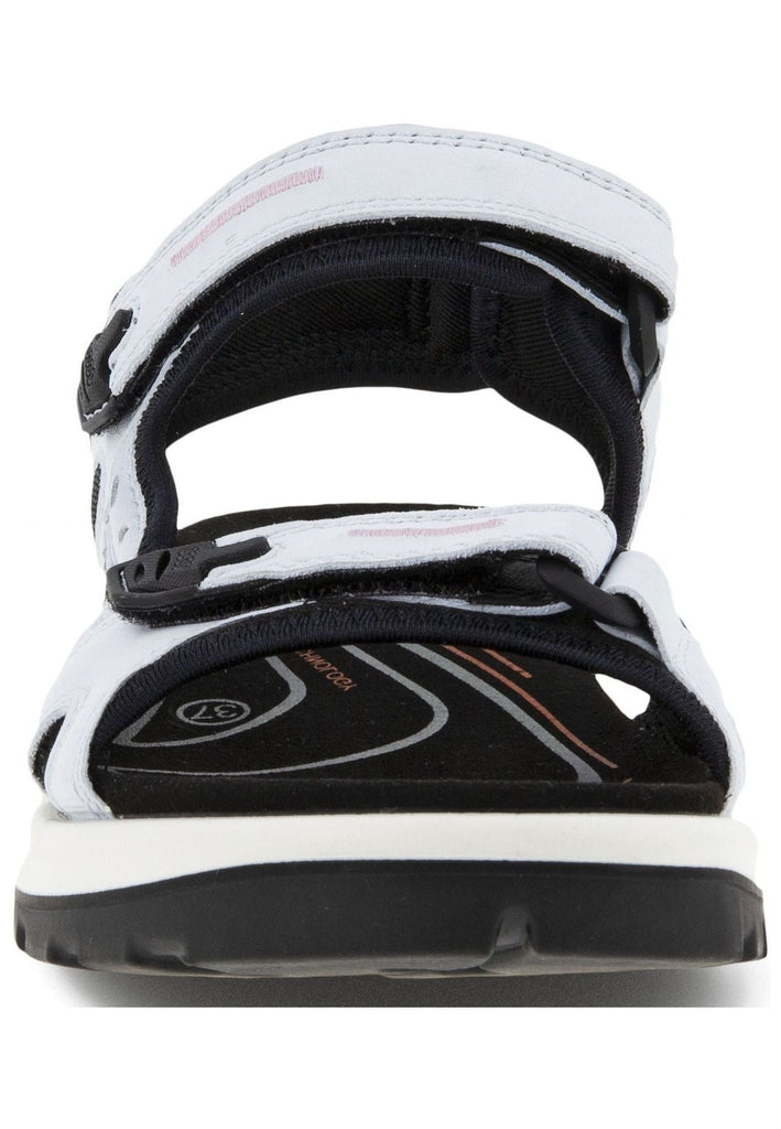 ecco Sandalen Nubukleder Weiß/Blau