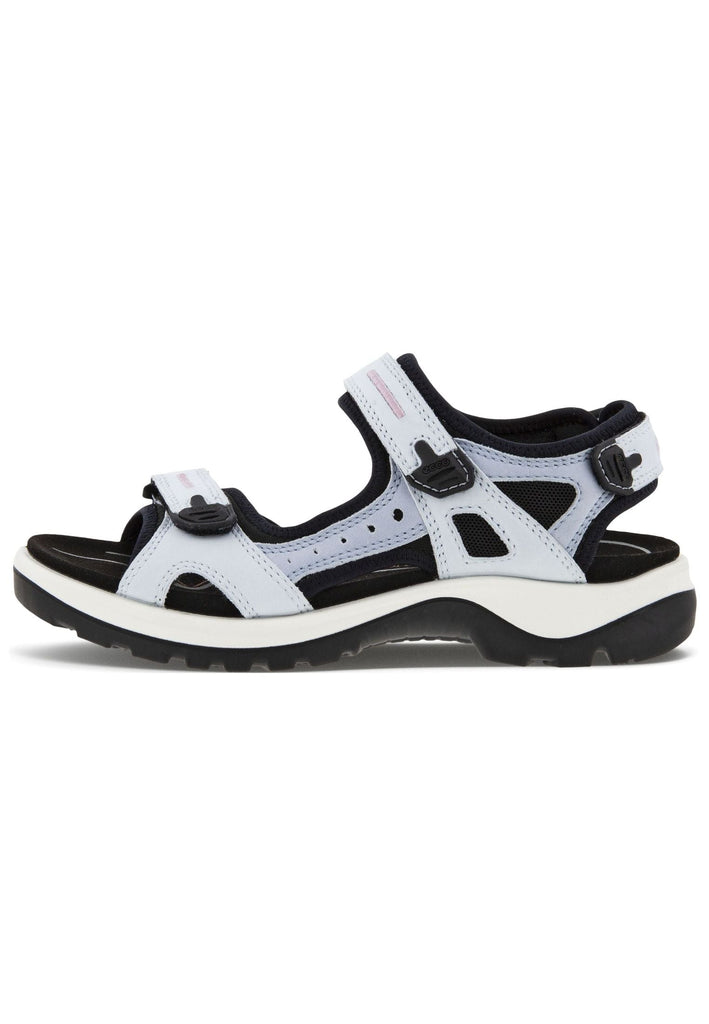 ecco Sandalen Nubukleder Weiß/Blau