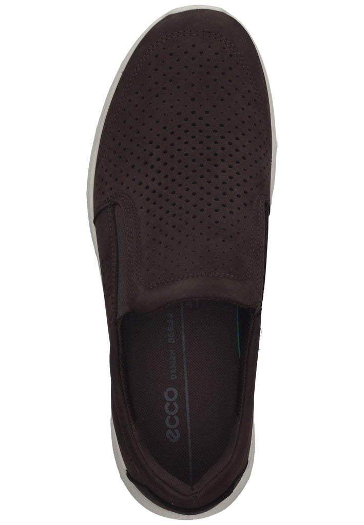 ecco Slipper Leder Braun