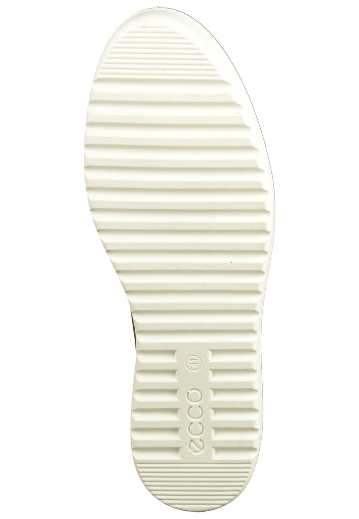 ecco Slipper Leder Schwarz/Gold