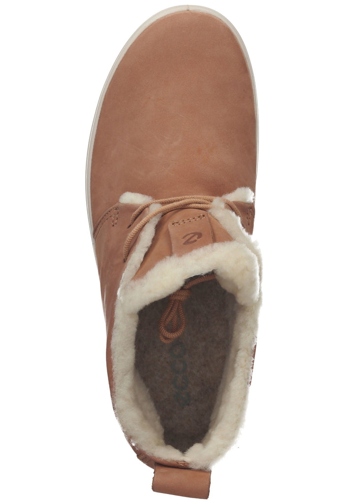 Sneaker ecco Sneaker Nubukleder Kastanie Warmfutter