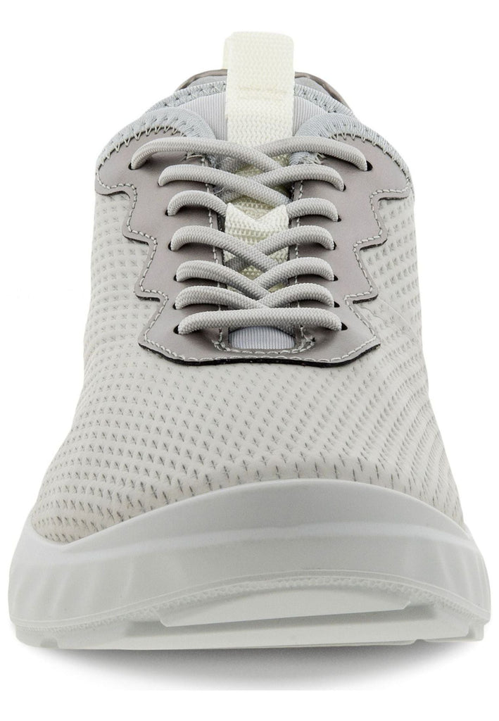 ecco Sneaker Glattleder Grau/Weiß