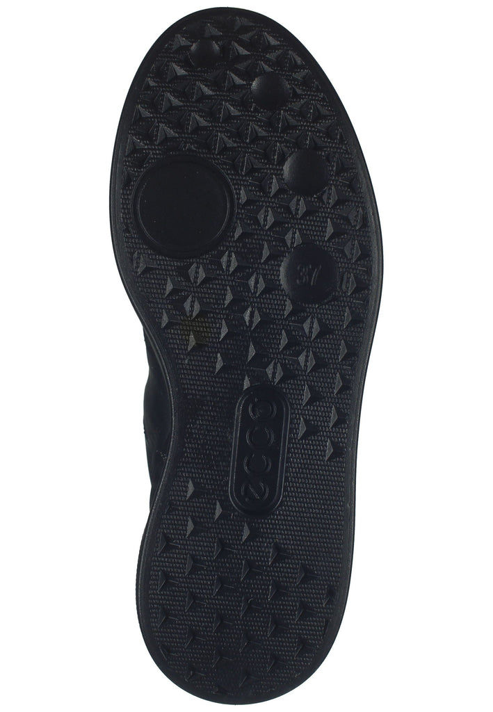 ecco Sneaker Glattleder Schwarz