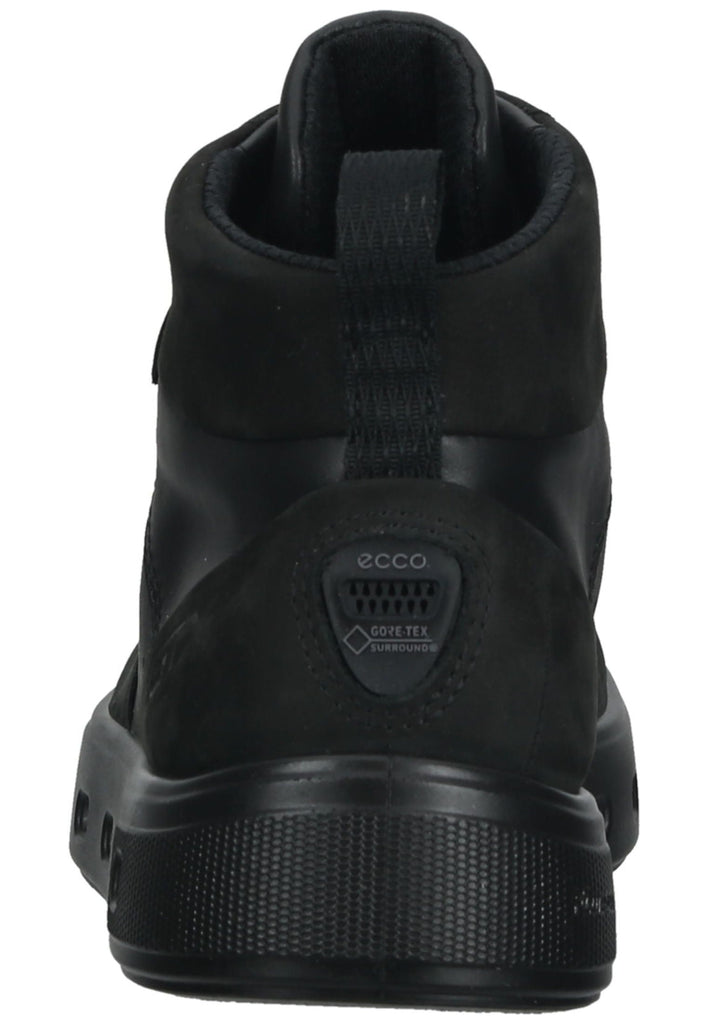 ecco Sneaker Glattleder Schwarz