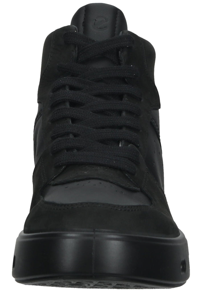 ecco Sneaker Glattleder Schwarz