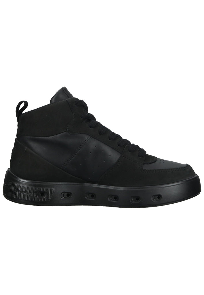 ecco Sneaker Glattleder Schwarz