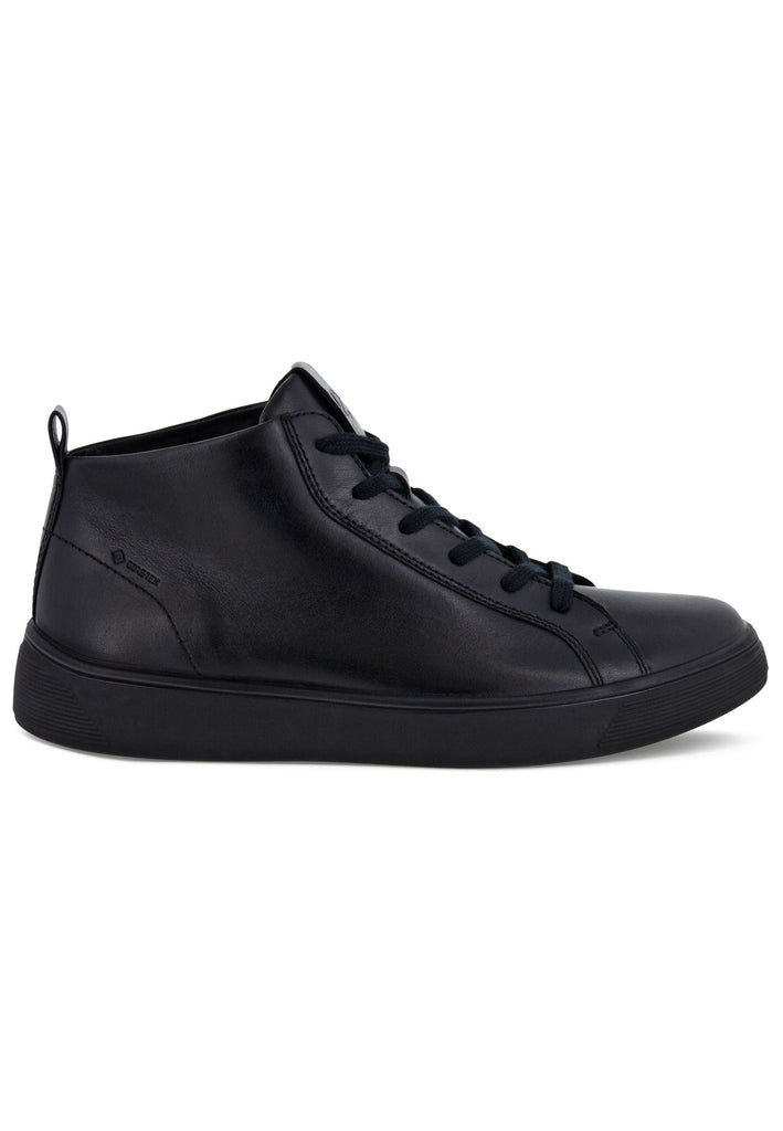 ecco Sneaker Glattleder Schwarz