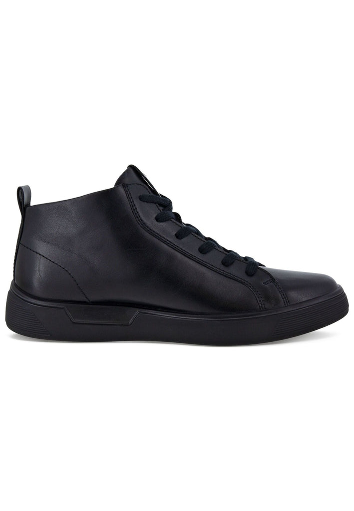 ecco Sneaker Glattleder Schwarz