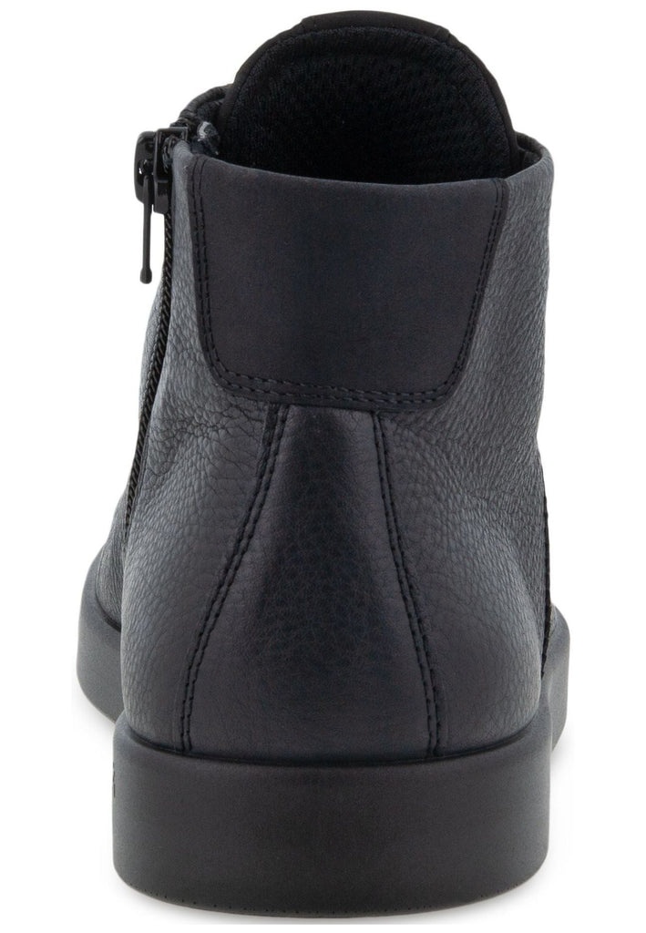 ecco Sneaker Glattleder Schwarz/Schwarz